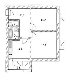 58 м², 2-комнатная квартира 11 000 000 ₽ - изображение 64