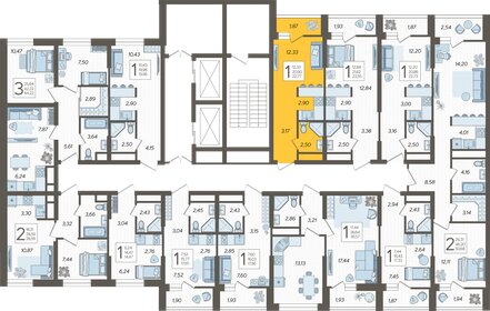 33,3 м², квартира-студия 8 600 000 ₽ - изображение 32