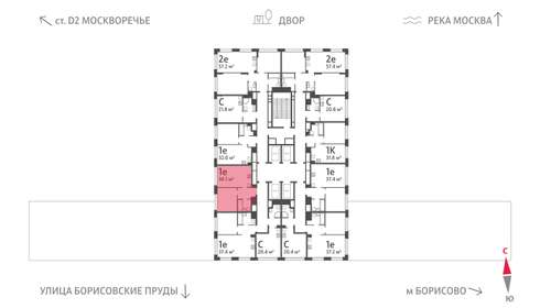 35,9 м², 1-комнатная квартира 16 457 026 ₽ - изображение 19