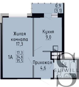 35,7 м², 1-комнатная квартира 4 391 100 ₽ - изображение 6