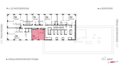 37 м², 1-комнатная квартира 22 896 858 ₽ - изображение 29