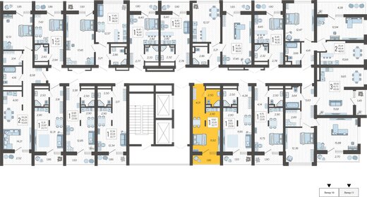 22,8 м², квартира-студия 9 947 238 ₽ - изображение 32