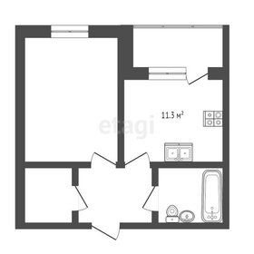 Квартира 42,7 м², 1-комнатная - изображение 1