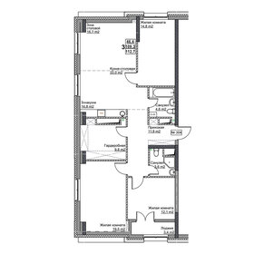 Квартира 112,7 м², 3-комнатная - изображение 1