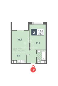 Квартира 48 м², 2-комнатная - изображение 1