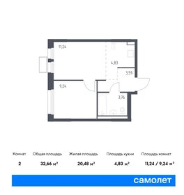 34,4 м², 1-комнатная квартира 7 423 787 ₽ - изображение 27