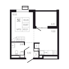 95,1 м², 3-комнатная квартира 12 600 000 ₽ - изображение 44