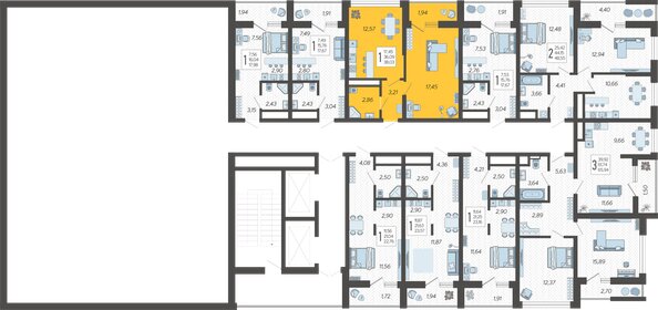 32 м², 1-комнатная квартира 18 000 000 ₽ - изображение 25