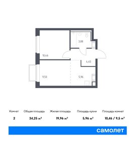 35,2 м², 1-комнатная квартира 8 142 980 ₽ - изображение 38