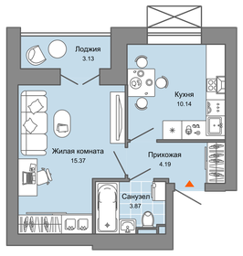 91,7 м², 3-комнатная квартира 11 000 000 ₽ - изображение 68