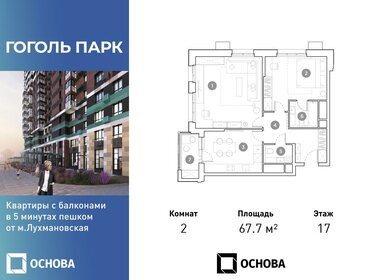 57 м², 2-комнатная квартира 13 300 000 ₽ - изображение 85