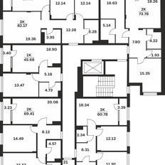Квартира 73,8 м², 2-комнатная - изображение 3
