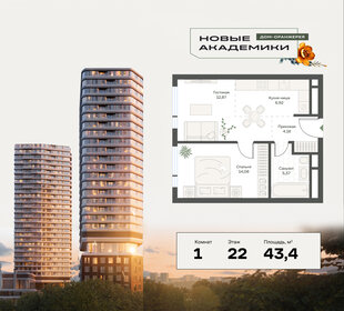 43 м², 2-комнатная квартира 26 449 300 ₽ - изображение 36