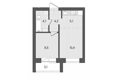 66,2 м², 3-комнатная квартира 2 590 000 ₽ - изображение 11