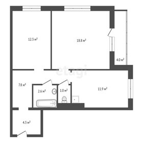 Квартира 10379 м², 2-комнатная - изображение 1