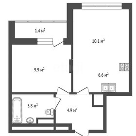 34,7 м², 1-комнатная квартира 13 526 254 ₽ - изображение 20