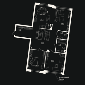 Квартира 167,2 м², 4-комнатная - изображение 1