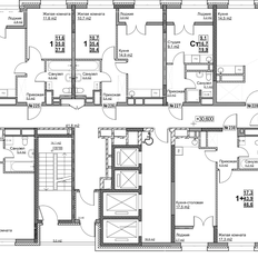 Квартира 75,7 м², 2-комнатная - изображение 2