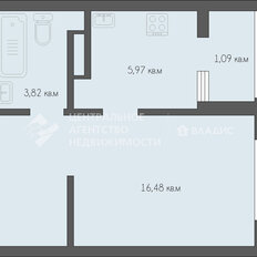 Квартира 28,5 м², студия - изображение 1