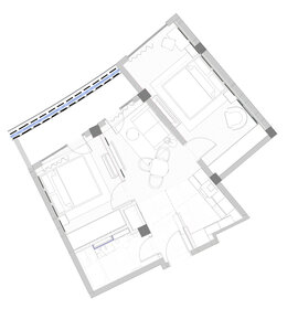 Квартира 55,9 м², 3-комнатные - изображение 2