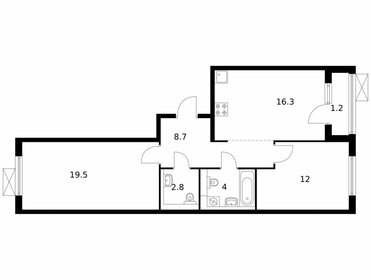 66,8 м², 2-комнатная квартира 7 542 750 ₽ - изображение 88