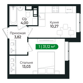 32,4 м², 1-комнатная квартира 4 150 000 ₽ - изображение 74