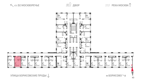 22,5 м², квартира-студия 10 318 410 ₽ - изображение 37