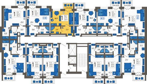 28,4 м², квартира-студия 11 212 320 ₽ - изображение 2