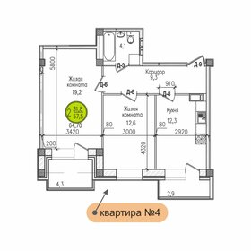 66,3 м², 2-комнатная квартира 8 619 000 ₽ - изображение 22