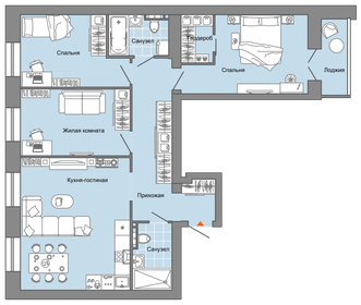 90 м², 4-комнатная квартира 9 105 264 ₽ - изображение 13