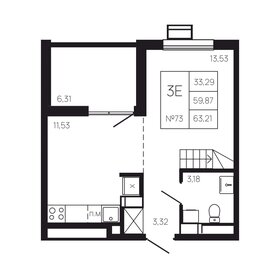 95,1 м², 3-комнатная квартира 12 600 000 ₽ - изображение 47