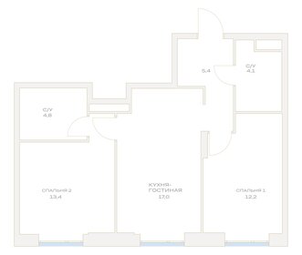 40 м², 1-комнатная квартира 45 000 ₽ в месяц - изображение 138