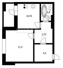 Квартира 43,3 м², 1-комнатные - изображение 1