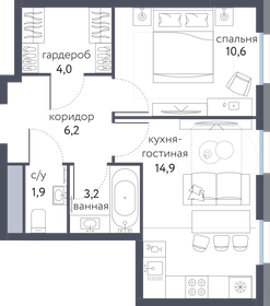 43 м², 2-комнатная квартира 11 200 000 ₽ - изображение 60