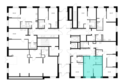 49,6 м², 3-комнатная квартира 2 300 000 ₽ - изображение 76