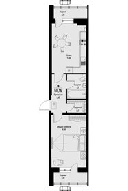 64 м², 1-комнатные апартаменты 1 500 000 ₽ - изображение 17