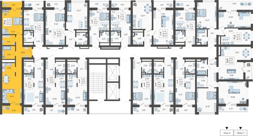 67,4 м², 2-комнатная квартира 18 900 000 ₽ - изображение 85
