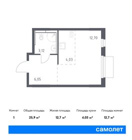 25,6 м², квартира-студия 6 500 000 ₽ - изображение 34