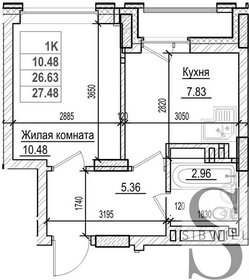 27,2 м², квартира-студия 5 700 000 ₽ - изображение 1