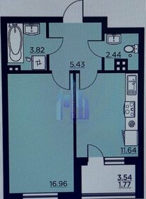 Квартира 42 м², 1-комнатная - изображение 1