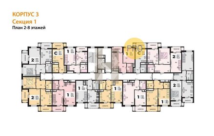 32,8 м², 1-комнатная квартира 3 882 600 ₽ - изображение 2