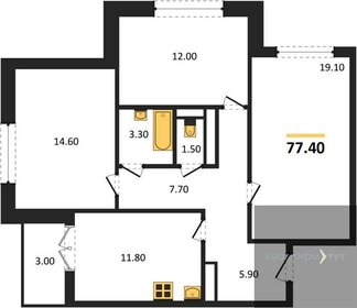 69 м², 3-комнатная квартира 5 890 000 ₽ - изображение 71