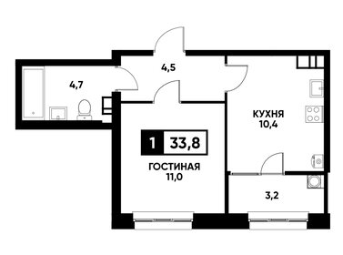 27,5 м², 1-комнатная квартира 2 500 000 ₽ - изображение 47