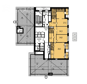 Квартира 249 м², 8-комнатная - изображение 1