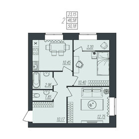 50,2 м², 2-комнатная квартира 4 726 956 ₽ - изображение 8