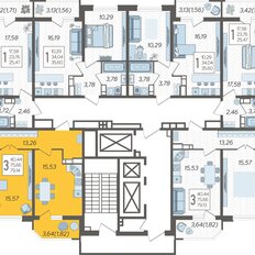 Квартира 79,1 м², 3-комнатная - изображение 2