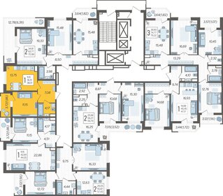 37,6 м², 1-комнатная квартира 6 115 386 ₽ - изображение 37