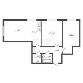 Квартира 65,5 м², 2-комнатная - изображение 1