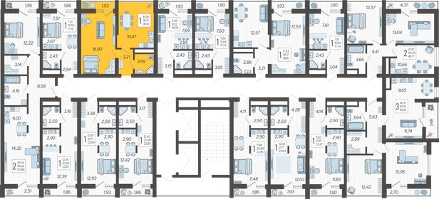 38,1 м², 1-комнатная квартира 16 668 750 ₽ - изображение 22