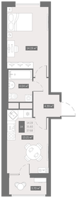 41,9 м², 1-комнатная квартира 5 655 800 ₽ - изображение 32